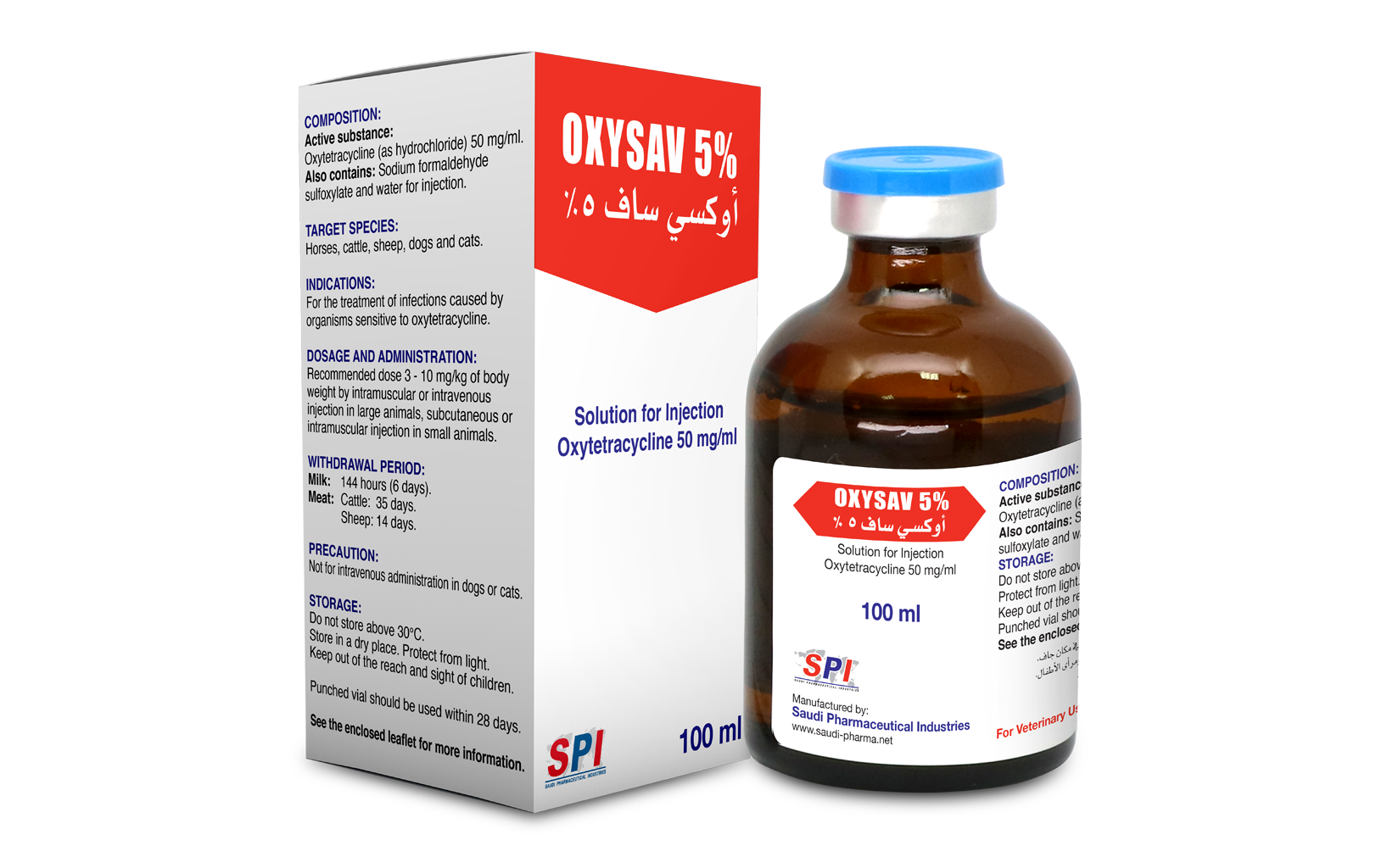 Oxy Sav 5% Solution for Injection