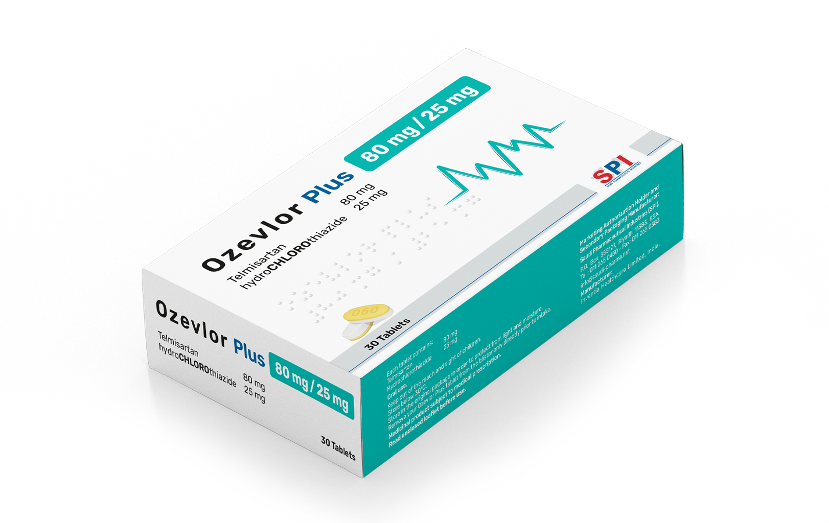 Ozevlor Plus 80/25 mg Tablets