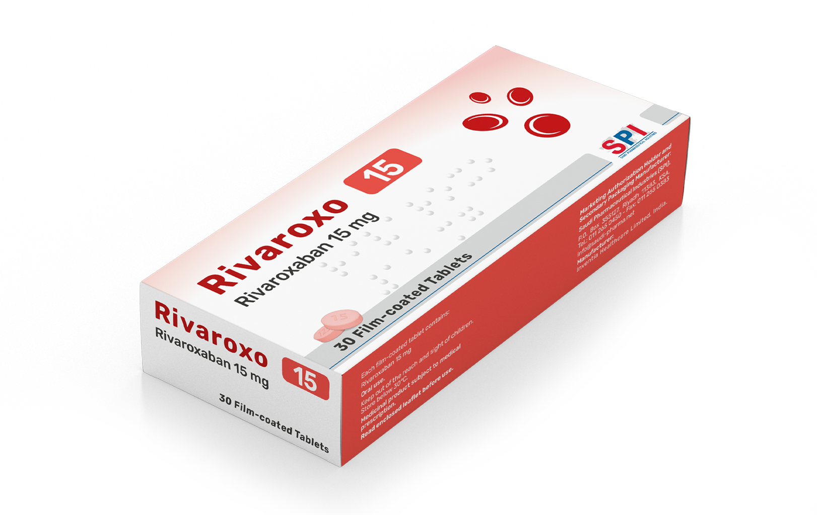 Rivaroxo 15 mg Film-coated Tablet