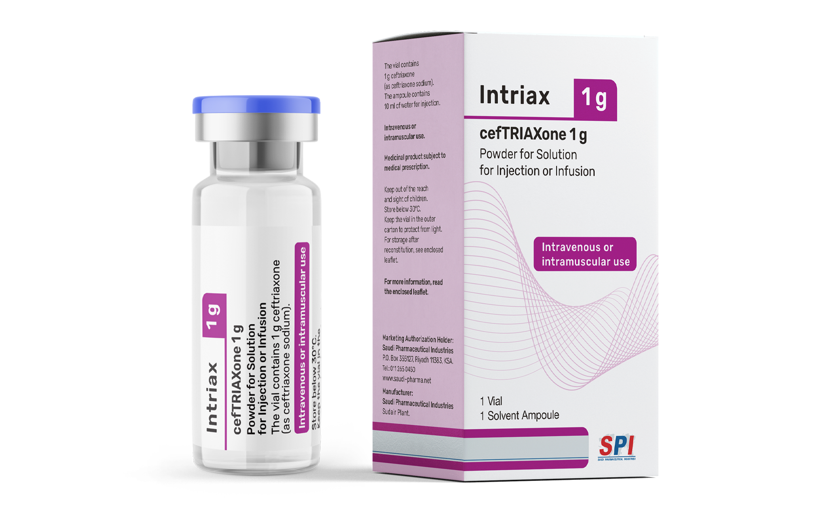 Intriax 1 g Powder for Solution for Injection or Infusion