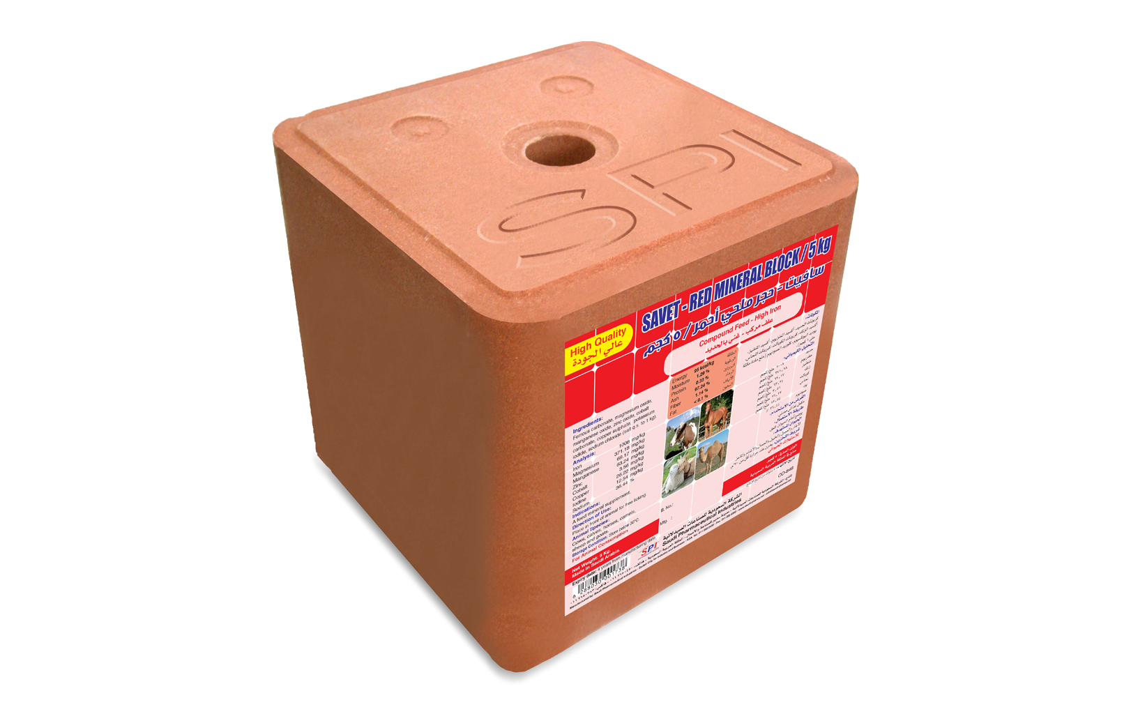 Savet - Red Mineral Block (5 kg)