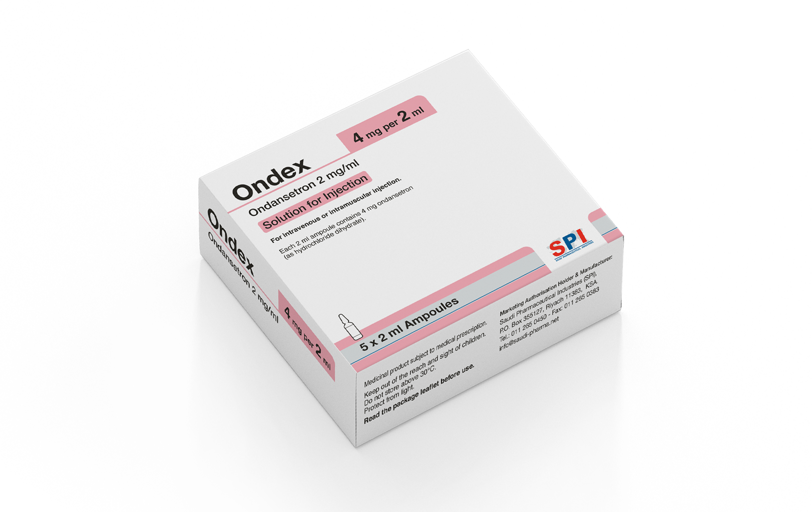 Ondex 2 mg/ml Solution for Injection (2 ml)