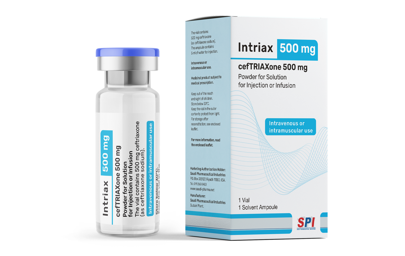 Intriax 500 mg Powder for Solution for Injection or Infusion