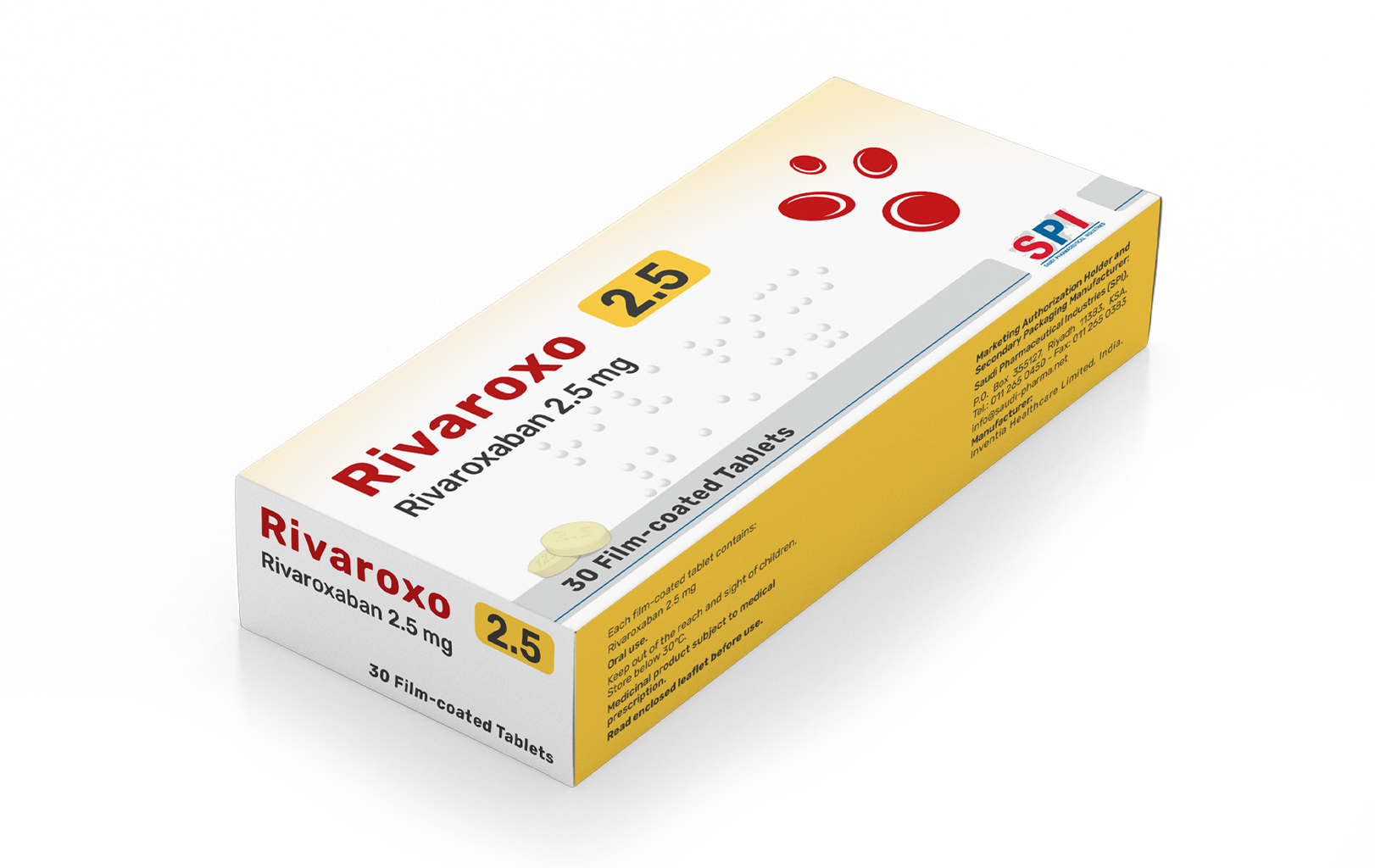 Rivaroxo 2.5 mg Film-coated Tablet